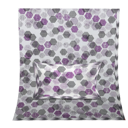 90/108 Fortune 100% Cotton Standard King Size Double Bedsheet with 2 Pillow Covers, Premium Comfort & Smooth Texture - HLB09