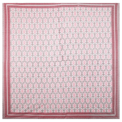90/108 Fortune 100% Cotton Standard King Size Double Bedsheet with 2 Pillow Covers, Premium Comfort & Smooth Texture - HLB09