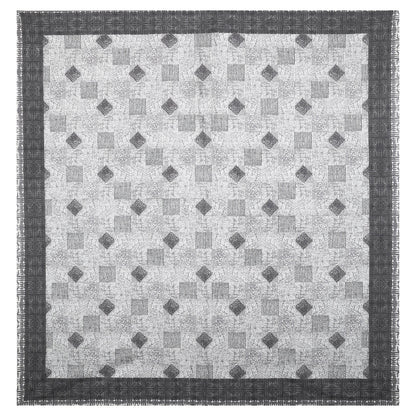 108/108 Geometrical 100% Cotton Jumbo Size Double Bedsheet with 2 Pillow Covers, Modern Design & Ultra-Soft Feel - HLB70