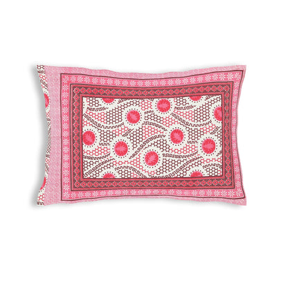 63" Geometrical 100% Cotton Single Bedsheet with 1 Pillow Cover, Stylish & Comfortable - HLB07