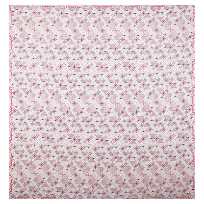 108/108 Geometrical 100% Cotton Jumbo Size Double Bedsheet with 2 Pillow Covers, Modern Design & Ultra-Soft Feel - HLB70