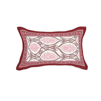 63" Geometrical 100% Cotton Single Bedsheet with 1 Pillow Cover, Stylish & Comfortable - HLB07