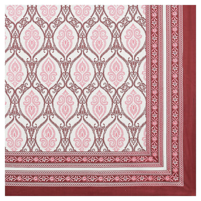 63" Geometrical 100% Cotton Single Bedsheet with 1 Pillow Cover, Stylish & Comfortable - HLB07
