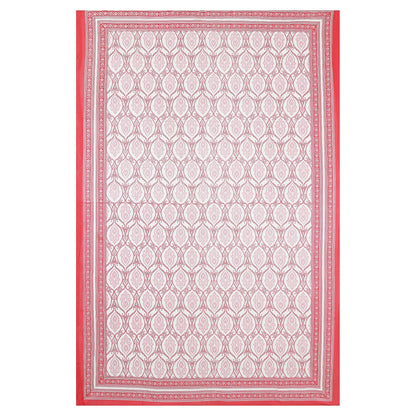 63" Geometrical 100% Cotton Single Bedsheet with 1 Pillow Cover, Stylish & Comfortable - HLB07