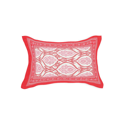63" Geometrical 100% Cotton Single Bedsheet with 1 Pillow Cover, Stylish & Comfortable - HLB07