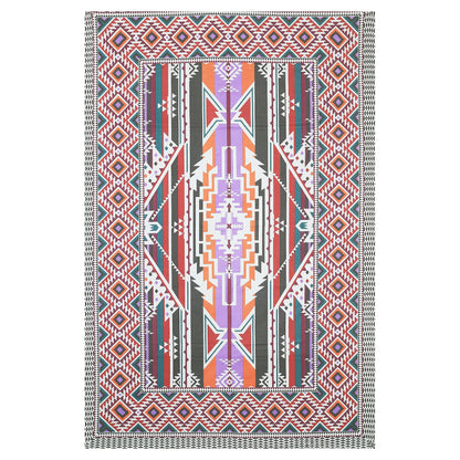 63" Geometrical 100% Cotton Single Bedsheet with 1 Pillow Cover, Stylish & Comfortable - HLB07
