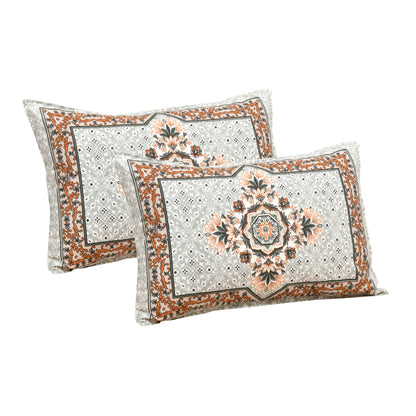 100/108 Kaleen Viscose Mix Super King Size Double Bedsheet with 2 Pillow Covers, Smooth Texture & Elegant Look - HLB33
