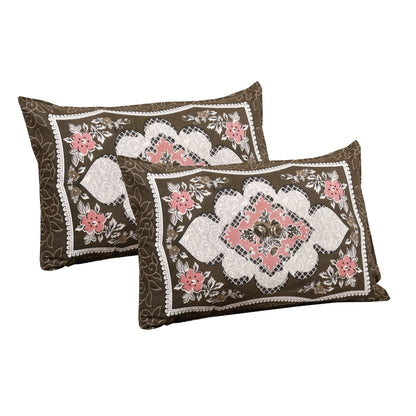 100/108 Kaleen Viscose Mix Super King Size Double Bedsheet with 2 Pillow Covers, Smooth Texture & Elegant Look - HLB33
