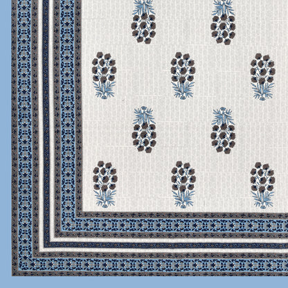 100/108 Magnet Viscose Mix Super King Size Double Bedsheet with 2 Pillow Covers, High Durability & Cozy Feel - HLB34