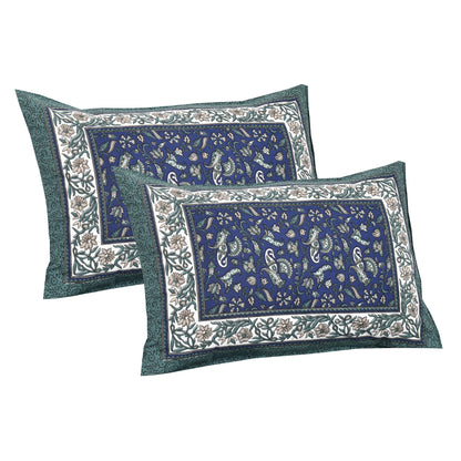 95/108 Mira Viscose Mix Large King Size Double Bedsheet with 2 Pillow Covers, Soft & Wrinkle-Resistant Fabric - HLB13