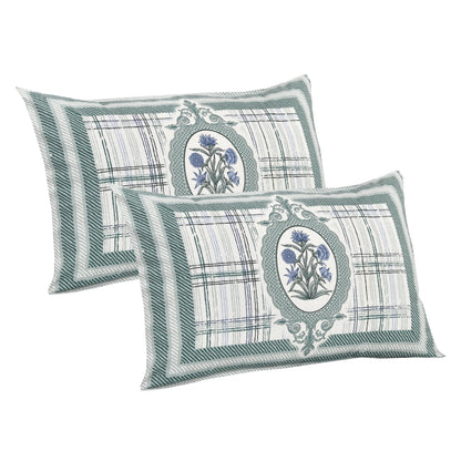 95/108 Mira Viscose Mix Large King Size Double Bedsheet with 2 Pillow Covers, Soft & Wrinkle-Resistant Fabric - HLB13