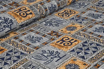 108/108 Nakshatra Viscose Mix Jumbo Size Double Bedsheet with 2 Pillow Covers, Smooth Texture & Elegant Look - HLB56