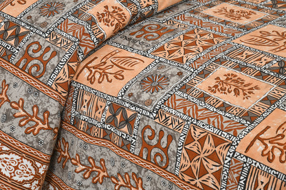 108/108 Nakshatra Viscose Mix Jumbo Size Double Bedsheet with 2 Pillow Covers, Smooth Texture & Elegant Look - HLB56
