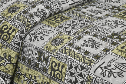 108/108 Nakshatra Viscose Mix Jumbo Size Double Bedsheet with 2 Pillow Covers, Smooth Texture & Elegant Look - HLB56