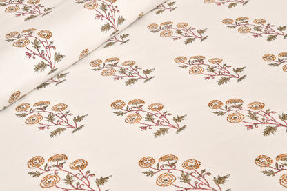 100/108 Pushpa Viscose Mix Super King Size Double Bedsheet with 2 Pillow Covers, Floral Design & Premium Comfort - HLB31