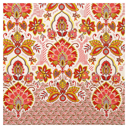 108/108 Rajwadi Viscose Mix Jumbo Size Double Bedsheet with 2 Pillow Covers, Rich Look & Vibrant Design - HLB61