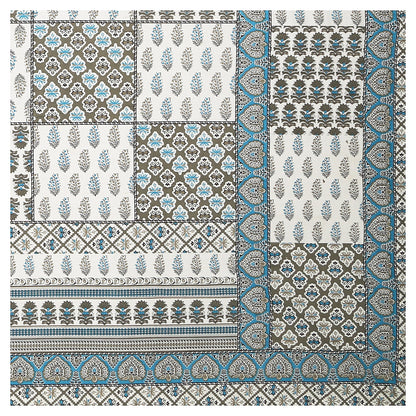 108/108 Rajwadi Viscose Mix Jumbo Size Double Bedsheet with 2 Pillow Covers, Rich Look & Vibrant Design - HLB61