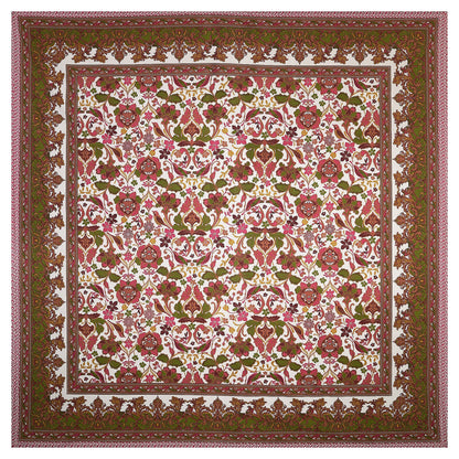108/108 Rajwadi Viscose Mix Jumbo Size Double Bedsheet with 2 Pillow Covers, Rich Look & Vibrant Design - HLB61