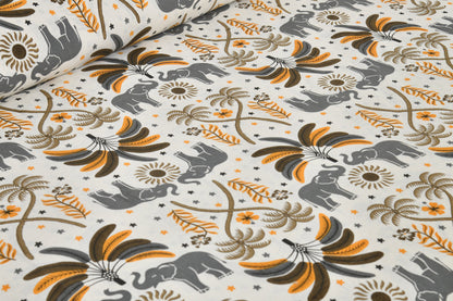 108/108 Rudraksh Viscose Mix Jumbo Size Double Bedsheet with 2 Pillow Covers, Luxurious & Soft Feel - HLB57