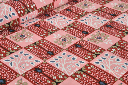 108/108 Rudraksh Viscose Mix Jumbo Size Double Bedsheet with 2 Pillow Covers, Luxurious & Soft Feel - HLB57