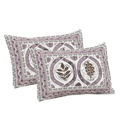 108/108 Rudraksh Viscose Mix Jumbo Size Double Bedsheet with 2 Pillow Covers, Luxurious & Soft Feel - HLB57