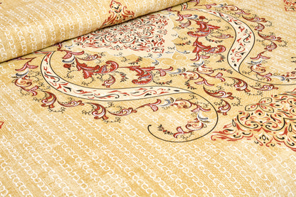 100/108 Salsa 100% Cotton Super King Size Double Bedsheet with 2 Pillow Covers, Lightweight & Elegant Look - HLB39