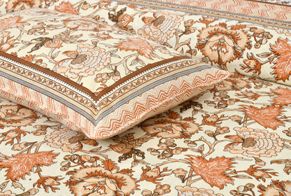 100/108 Satrangi Viscose Mix Super King Size Double Bedsheet with 2 Pillow Covers, Ultra-Soft & Vibrant Design - HLB26