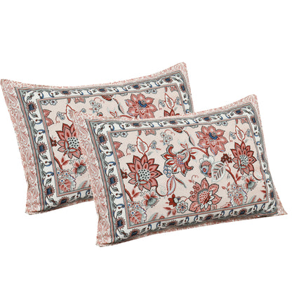 100/108 Satrangi Viscose Mix Super King Size Double Bedsheet with 2 Pillow Covers, Ultra-Soft & Vibrant Design - HLB26
