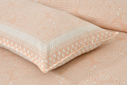 100/108 Sui Dhaga Viscose Mix Super King Size Double Bedsheet with 2 Pillow Covers, Smooth Texture & Long-Lasting Comfort - HLB25