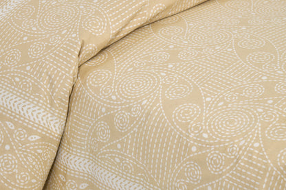 100/108 Sui Dhaga Viscose Mix Super King Size Double Bedsheet with 2 Pillow Covers, Smooth Texture & Long-Lasting Comfort - HLB25