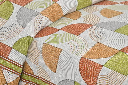 100/108 Sui Dhaga Viscose Mix Super King Size Double Bedsheet with 2 Pillow Covers, Smooth Texture & Long-Lasting Comfort - HLB25